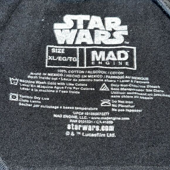 New Star Wars Chewbacca Words of wisdom black t shirt mens size XL by Mad engine - Picture 2 of 2